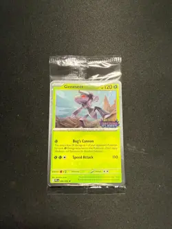 Pokemon Phantasmal Flames Stamped Genesect 008/094 Sealed Best Buy PROMO - Image 1