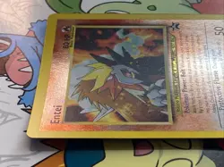 Pokemon TCG WOTC Entei 34 Movie Black Star Promo Reverse Holo LP+ - Image 3