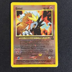 Entei 34 Pokemon TCG Black Star Promo Reverse Holo Movie Promo English WOTC 2001 - Image 1