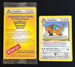 1x Sealed Dragonite #5 Black Star Promo WB Movie WOTC Pokemon Card - Image 1