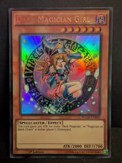 Dark Magician Girl [1st Edition] YGLD-ENB03 YuGiOh Yugi's Legendary Decks - Image 1
