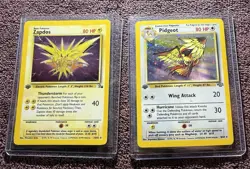 Pokemon Card Vintage Holo Lot 1st Edition - Image 1