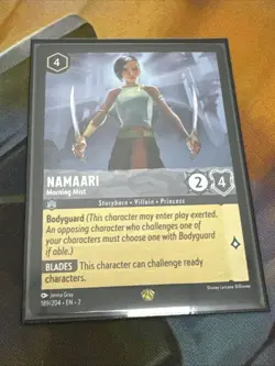 Disney Lorcana Namaari 189/204 Legendary Morning Mist Non-Foil Card - Image 1