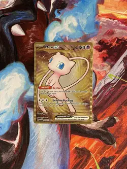 Mew ex - 205/165 - Pokemon 151 Secret Rare Metal Card NM - Image 1