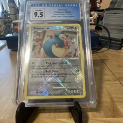 CGC 9.5 Snorlax 2009 Rising Rivals 33/111 Reverse Holo Pokemon Card - Image 1