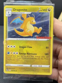 Pokemon Dragonite Promo Card GameStop Exclusive, Sealed, Holo, 131/195 Stamped - Image 2