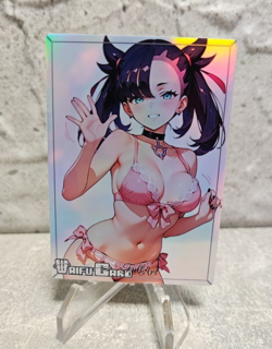 Marnie Trading Card Waifu Goddess Story Anime Girl holo Karte Manga Full Art - Image 1