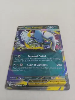 Mega Absol EX 086/132 Double Rare Holo Mega Evolutions Pokemon Card, English, NM - Image 1