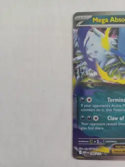 Mega Absol EX 086/132 Double Rare Holo Mega Evolutions Pokemon Card, English, NM - Image 4