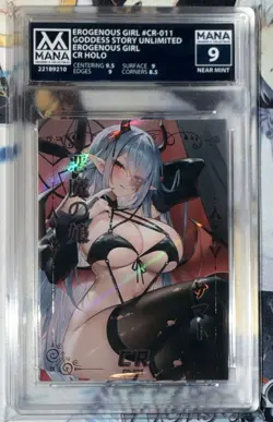 Goddess Story Erogenous Girl Waifu Card - Succubus - CR-011 MANA 9 Grade - Image 1