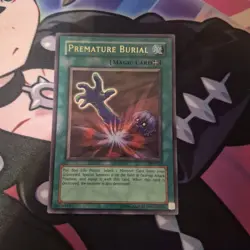 Yugioh Premature Burial PSV-037 2003 Pharaohs Servant Unlimited Ultra Rare - LP - Image 1