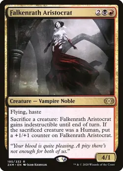 Falkenrath Aristocrat 1x MtG Double Masters 2XM SP/NM - Image 1