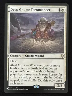 1x MTG Deep Gnome Terramancer - The List Reprints (LIST) (CLB) #658 - Magic - Image 1