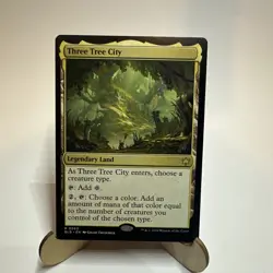 Three Tree City Bloomburrow Regular Rare Land - Image 1