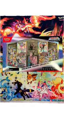 POKEMON TCG Prismatic Evolutions Premium Figure Collection English Sealed - Image 1