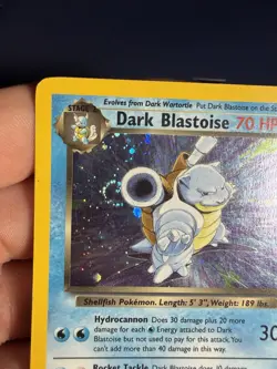 Pokemon TCG Dark Blastoise 3/82 Holo Rare Team Rocket 70HP Unlimited English - Image 3