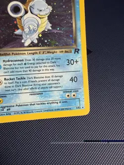 Pokemon TCG Dark Blastoise 3/82 Holo Rare Team Rocket 70HP Unlimited English - Image 5