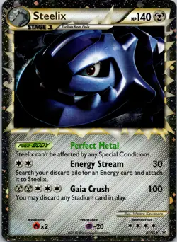 Steelix 87/95 Near Mint Cosmos-Holo Pokemon - Image 1