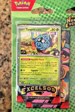 Pokemon TCG Ascended Heroes 4 pack blister Erika's Tangela Promo - Portuguese BR - Image 2