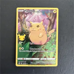 Pokemon Pikachu 005/025 Celebrations Full Art Holo Rare Basic Thunder Jolt 60HP - Image 1