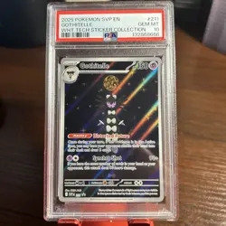 2025 Pokemon White Flare Tech Sticker Collection #211 Gothitelle PSA 10 - Image 1