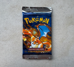 1st Edition Pokemon Base Set Shadowless Charizard Booster Pack HEAVY - Image 2