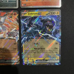 Pokemon Zekrom ex Reshiram ex Victini & Zoroark Black bolt & White Flare Stamped - Image 4