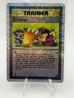 Pokemon Challenge! 106/110 Trainer Reverse Holo Legendary Collection English - Image 1