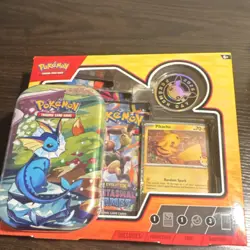 Pokemon TCG Pokemon Day 2026 Booster Collection + Prismatic Vaporeon Tin Sealed - Image 1