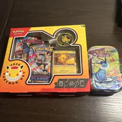 Pokemon TCG Pokemon Day 2026 Booster Collection + Prismatic Vaporeon Tin Sealed - Image 2