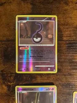 Unown Diamond & Pearl Series TCG Pokemon Lot 3 Reverse Holos + 9 non-holos MP-LP - Image 4