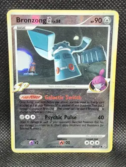 Pokemon Bronzong Platinum Base Set Reverse Holo 41/127 HP Condition - Image 1