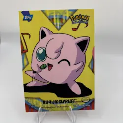 2000 Topps Pokemon TV Animation Edition #39 Jigglypuff Stick On 6 Of 10 - Image 1