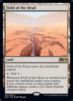 MTG - Field of the Dead - M20 247 - Non Foil - MP - Image 1