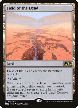 MTG Field of the Dead M20 #247 Rare - Image 1