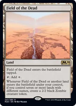 MTG - FIELD OF THE DEAD - M20/Core Set 2020 (R) - Image 1