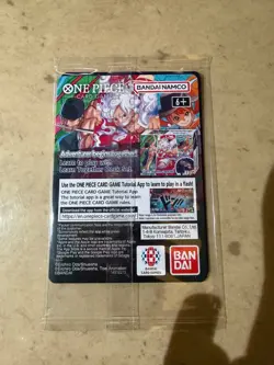 One Piece Luffy College Basketball US Voyage Promo Card Rutgers, SHIPS SAME DAY - Image 2