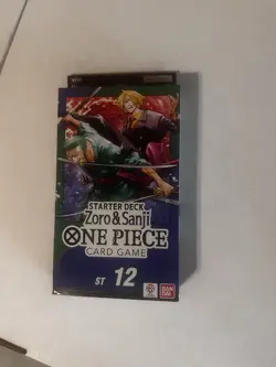 One Piece Card Game ST-12 Starter Deck ENGLISH Factory Sealed New Zoro Sanji - Image 1