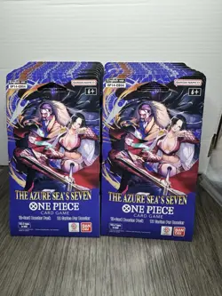 One Piece TCG The Azure Sea’s Seven OP-14 Sleeved Booster Pack Lot Of 20 Sealed - Image 1