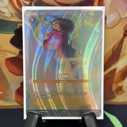 Disney Lorcana Revive Enchanted Holo Card 207/204 Shimmering Skies - Image 1