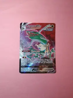 Pokemon TCG Rayquaza Vmax Tg20/Tg30 SWSH12: Silver Tempest Trainer Gallery NM - Image 1