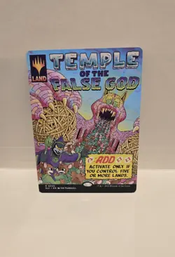 Temple of the False God Non Foil Secret Lair Encyclopedia Of Magic Near Mint MTG - Image 1