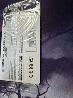 Team Rocket’s Zapdos 70/182 GameStop Stamped Promo Sealed Destined Rivals TCG - Image 5