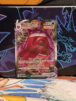 Pokemon Gengar VMAX 157/264 Fusion Strike Ultra Rare Holo English TCG Card - Image 1