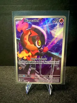 Charcadet MEP 022 Phantasmal Flames Black Star Promo Pokemon TCG Card NM - Image 1