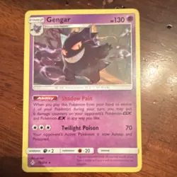 Pokemon Gengar Sm-Unbroken Bonds 70/214 Rare Regular English Card HP 130 - Image 1
