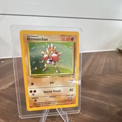 Pokemon Hitmonchan Base Set Holo 7/102 1999 Wizards of the Coast English Card - Image 1
