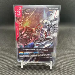 Improved Technique Gundam Card Game . Steel Requiem Rare GD03-109 NM - Image 1