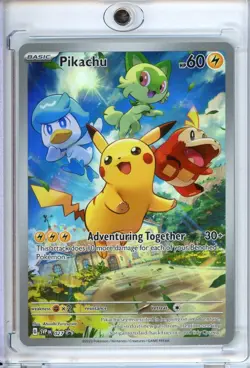 Pokemon Scarlet & Violet Paldea Evolved Pikachu #27 SVP en Pikachu Promo Card - Image 1