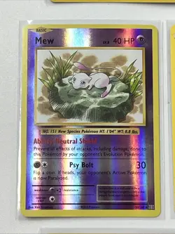 Pokemon TCG Holo Card Lot - Mew Mewtwo Gengar - XY EVOLUTIONS 16 Card Lot NM/M - Image 2